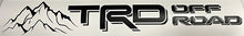 Load image into Gallery viewer, Matte Black Mountains Toyota TRD Style Off Road Trail Sticker Decal